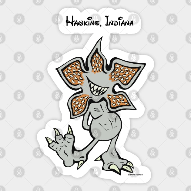 Visit Hawkins Indiana Sticker by FanboyMuseum